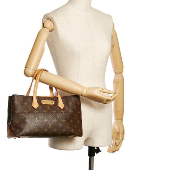 -$1200 Authentic LouisVuitton Wilshire PM Tote Monogram Canvas. Made In F… - Picture 1 of 16